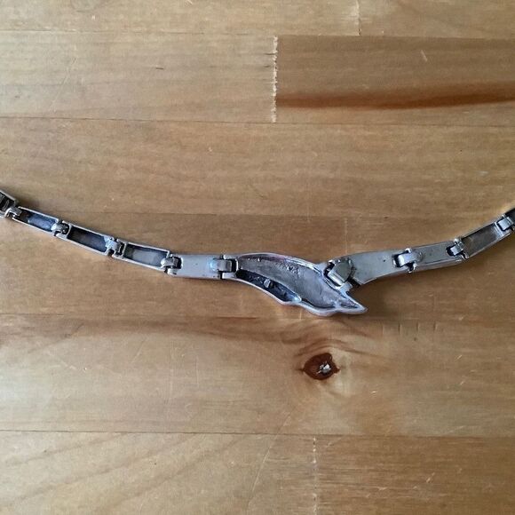 NWOT Sterling SILVER 925 MOTHER OF PEARL INLAID BRACELET SIZE 6.5 in​​ - Picture 7 of 9